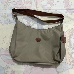 Longchamp Shoulder Crossbody Bag Turtledove Gray